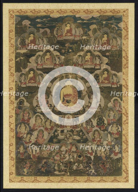 The Eight Medicine Buddhas, 18th century. Creator: Unknown.