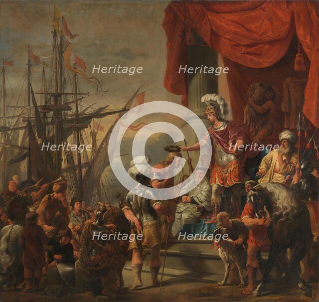 Aeneas Crowning Cloanthus, c.1661-c.1663. Creator: Ferdinand Bol.