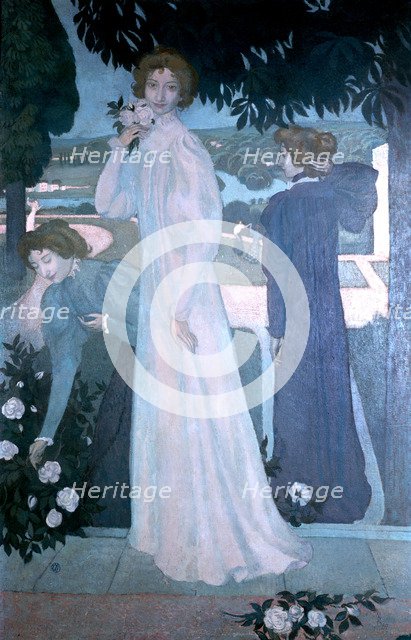 'Portrait of Yvonne Lerolle', 1897. Artist: Maurice Denis