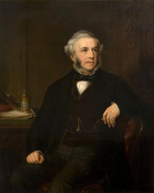 Portrait of George Richards Elkington (1800-1865), 1865. Creator: Samuel West.