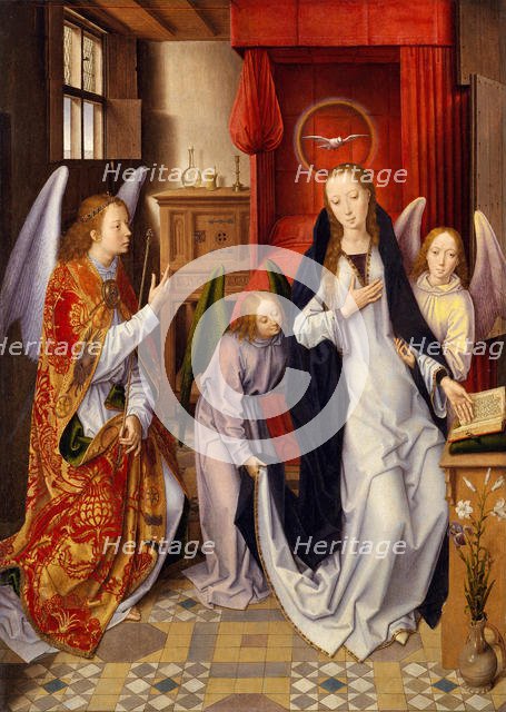The Annunciation, 1480-89. Creator: Hans Memling.