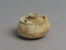 Oil Lamp, Coptic, 4th-7th century. Creator: Unknown.