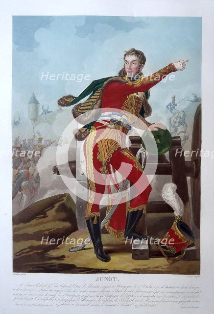 General Jean Andoche Junot (1771-1813), Duc d'Abrantes, 1790s.