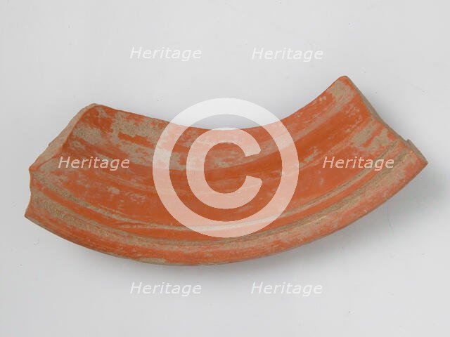 Bowl Fragment, Coptic, 4th-7th century. Creator: Unknown.