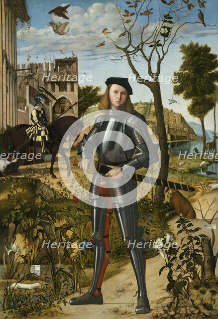 Young Knight in a Landscape, 1505. Creator: Vittore Carpaccio.