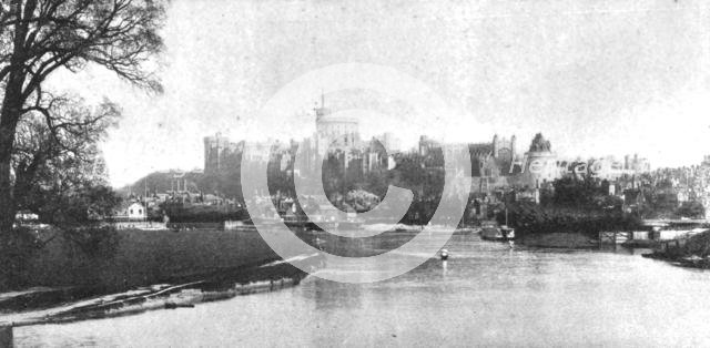 'Windsor Castle at the time of Victoria', (1901).  Creator: Unknown.