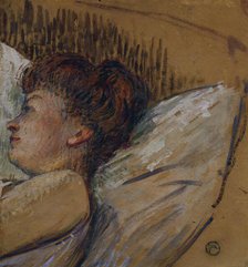 Woman in bed, c1893/1895. Creator: Henri de Toulouse-Lautrec.
