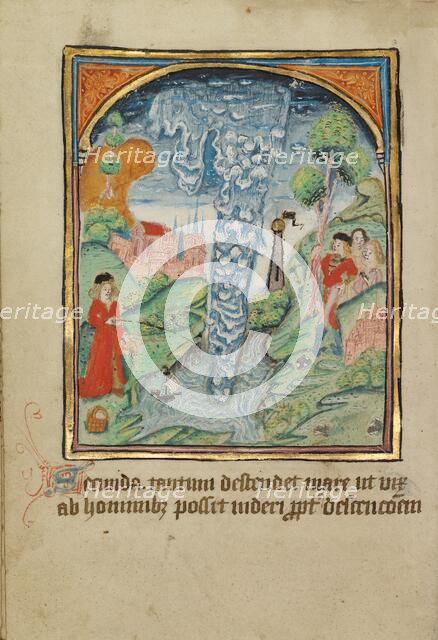 The Second Sign before the Day of Judgment; Illustrated Vita Christi..., about 1480-1490. Creator: Unknown.