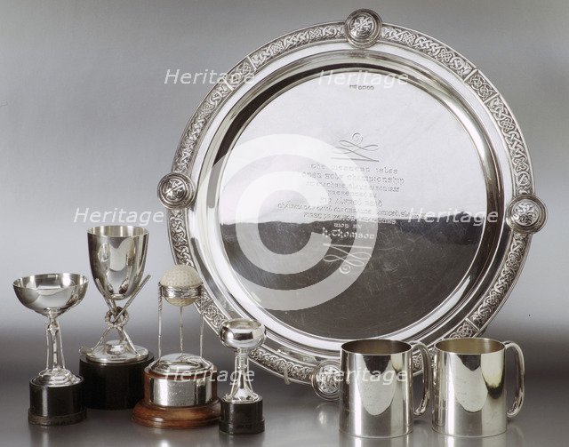 Trophies won by Hector Thomson, 1930s and 1940s. Artist: Unknown