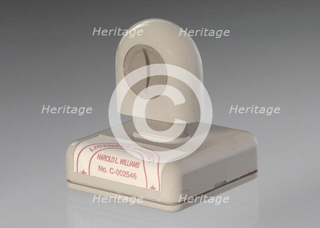 Name stamp for Harold L. Williams, late 20th-early 21st century. Creator: Identity Group, Inc..