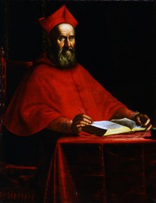 Portrait of Cardinal Domenico Toschi (1535-1620), c1604. Creator: Leoni, Ottavio Maria (1578-1630).