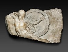 Relief of a Falling Warrior, 2nd century. Creator: Unknown.