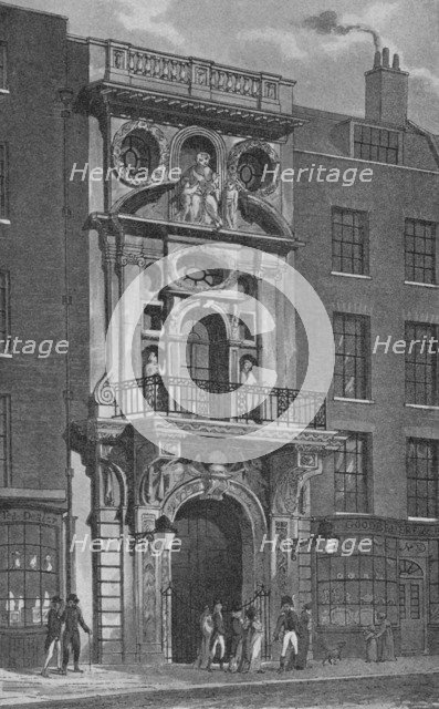Mercers' Hall, Cheapside, City of London, c1830 (1911). Artist: Sandell Ltd.
