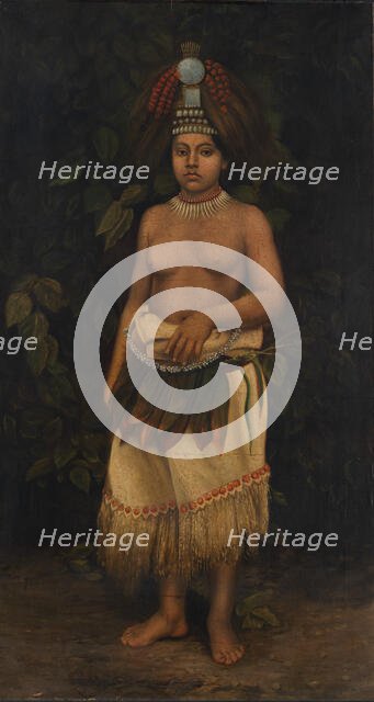 Samoan Woman, ca. 1885-1899. Creator: Antonio Zeno Shindler.
