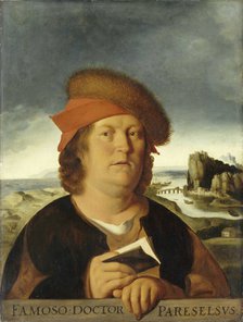 Portrait of Paracelsus. Artist: Massys, Quentin (1466–1530)