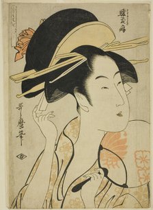 The Habit of Boisterousness (Sawagashiki kuse), from the series "Seven Bad...", Japan, c. 1797. Creator: Kitagawa Utamaro.