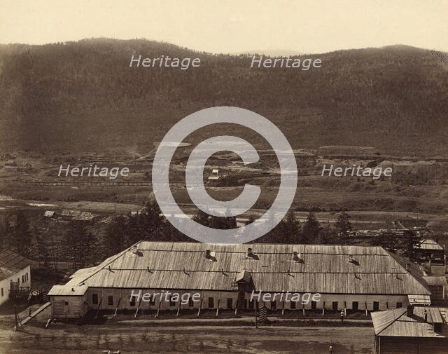Infirmary for Hard Labor Convicts at the Nizhniaia Kara Mining Works, 1891. Creator: Aleksei Kuznetsov.