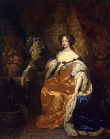 Portrait of Queen Mary II of England', (1662-1694), 1683. Creator: Netscher, Caspar (1639-1684).