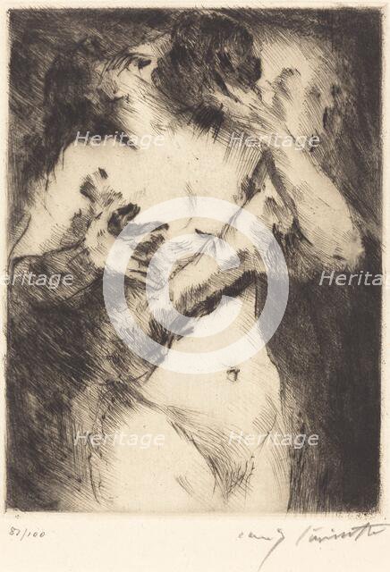 Der Kuss (The Kiss), 1921. Creator: Lovis Corinth.