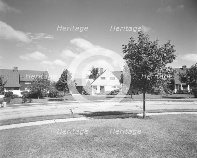 Levittown houses, 1958. Creator: Gottscho-Schleisner, Inc.