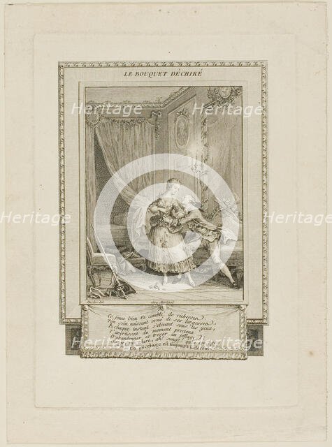 The Torn Bouquet, c. 1795. Creator: Antoine Jean Duclos.