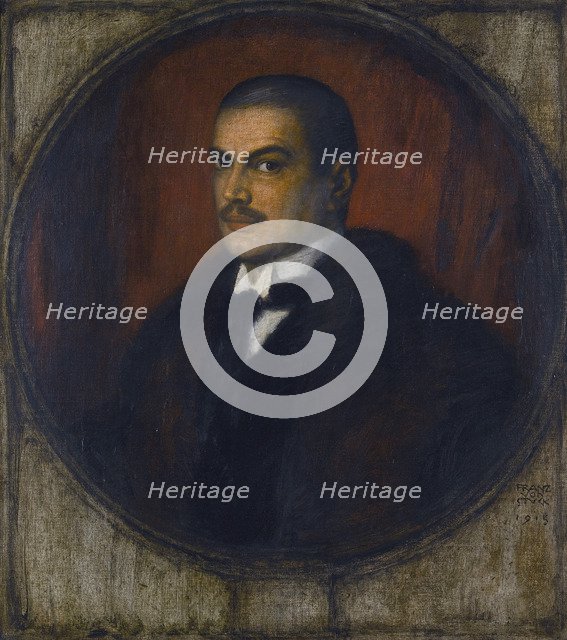 Self-portrait, 1915. Artist: Stuck, Franz, Ritter von (1863-1928)