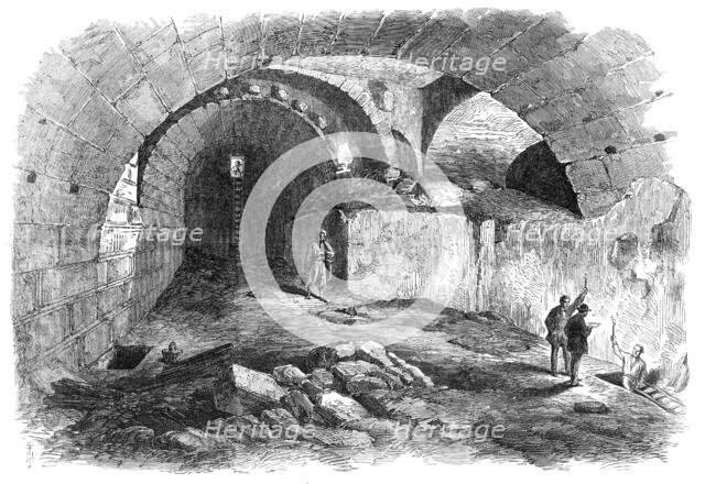 The Explorations at Jerusalem: Wilson's Arch, Haram Wall, 1869. Creator: Unknown.