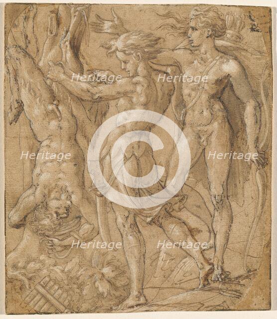The Flaying of Marsyas, 1526/1530. Creator: Parmigianino.