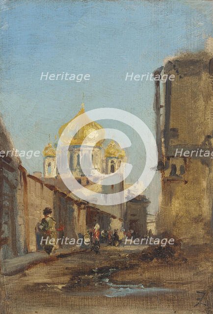 Tobolsk, Sibérie, 1844. Creator: Felix Francois Georges Philibert Ziem.