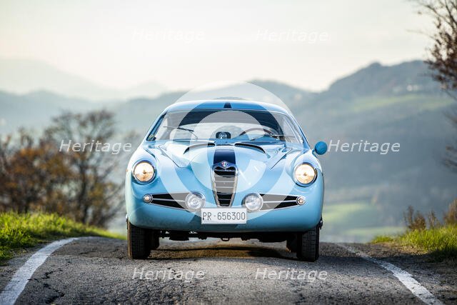 1955 Alfa Romeo 1900 SZ coupe Zagato. Creator: Unknown.