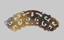 Dragon Pendant, Eastern Zhou dynasty, (c. 700-256 B.C.), c.4th century BC.  Creator: Unknown.
