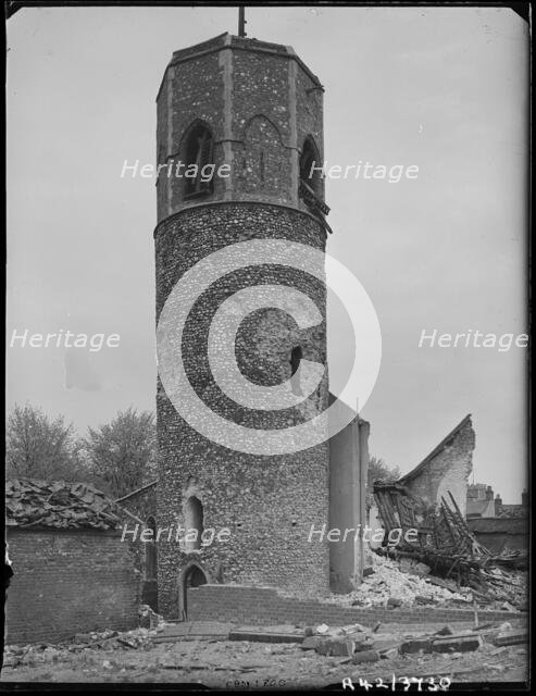St Benedict's Church, St Benedict's Street, Norwich, Norfolk, 1942. Creator: George Bernard Mason.