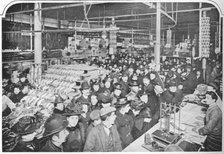 Inside a big provision stores, Hammersmith, London, 1901 (1903). Artist: Unknown.