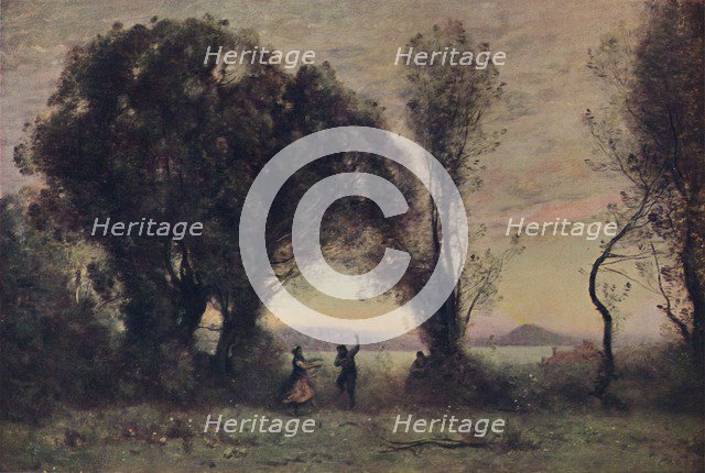 'Danse Des Bergers De Sorrente', (Dance of the Shepherds of Sorrento), 19th century, (1910). Artist: Jean-Baptiste-Camille Corot.