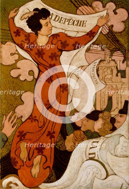 La Depêche de Toulouse, 1892. Creator: Maurice Denis.