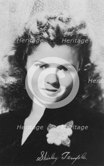 Shirley Temple (b1928), American actress, c1940s. Artist: Unknown