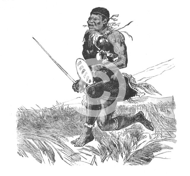 'Swazi Scout', c1880. Artist: Unknown.