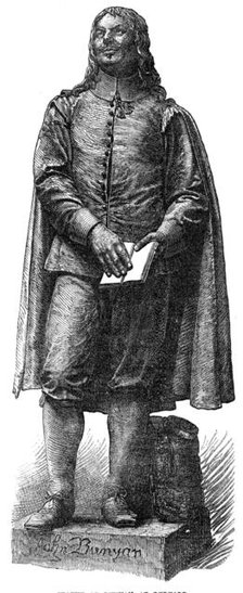 Statue of Bunyan at Bedford, 1874. Creator: Unknown.