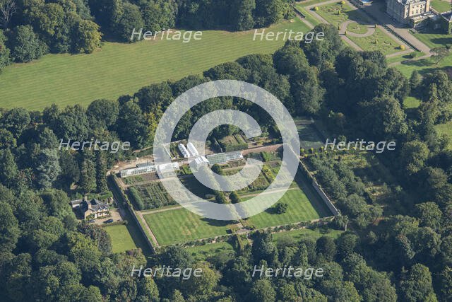 The walled kitchen garden at Dalton Hall, East Riding of Yorkshire, 2024. Creator: Robyn Andrews.