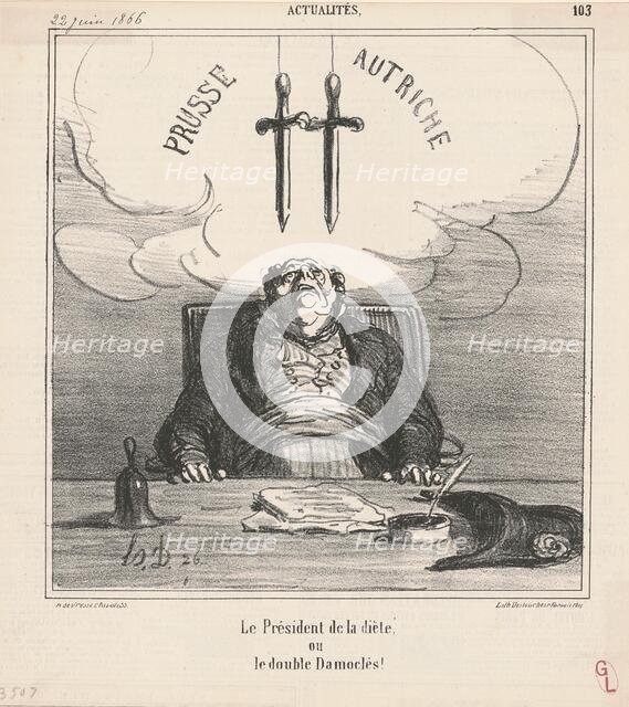 Le Président de la diète, 19th century. Creator: Honore Daumier.
