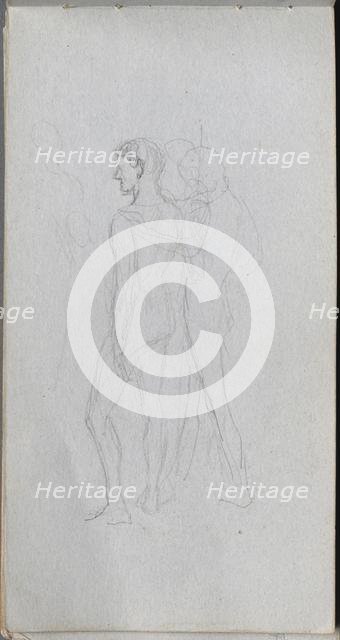 Sketchbook, page 92: Two Nudes. Creator: Ernest Meissonier (French, 1815-1891).