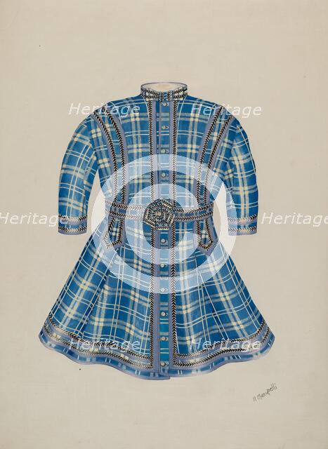 Child's Dress, c. 1939. Creator: Raymond Manupelli.