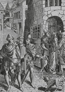 The Provost's prison, Rue de la Tannerie, Paris, France, 1596, (1878).  Creator: Unknown.