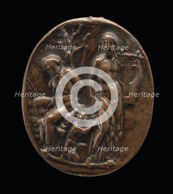 Apollo and Marsyas, mid 15th century. Creator: Unknown.