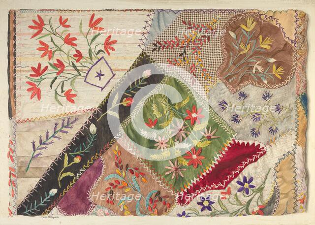 Crazy Quilt, 1935/1942. Creator: Edith Magnette.