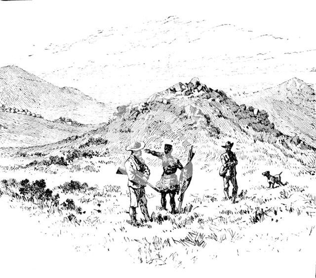 Sketches from Swaziland: "Execution Koppie" (hill on which criminals are put to death), 1890. Creator: Unknown.
