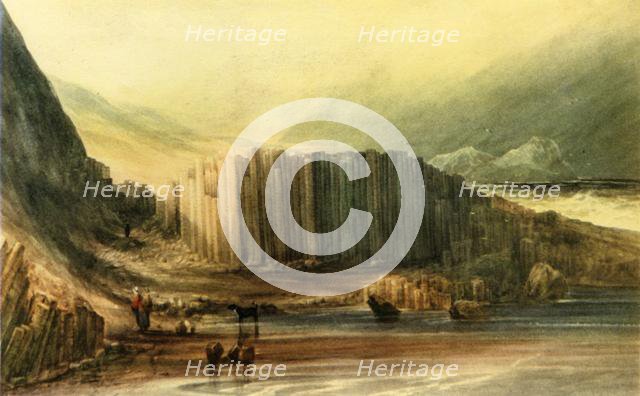 'The Isle of Staffa', early-mid 19th century, (1946).  Creator: Anthony Vandyke Copley Fielding.