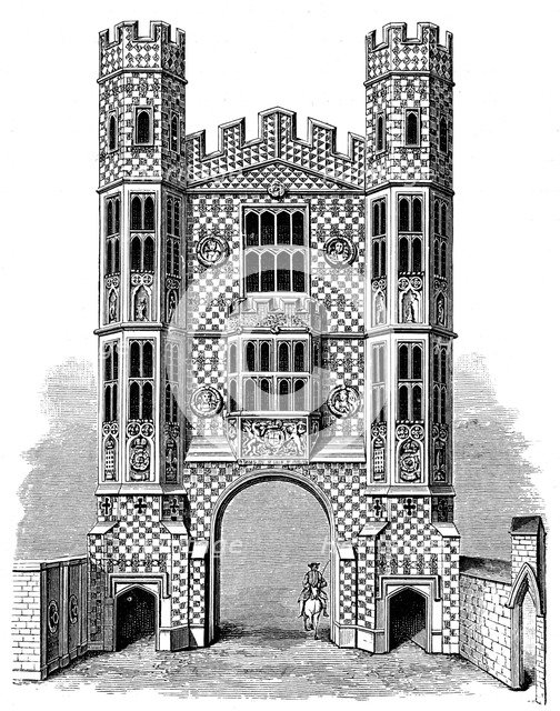 Holbein Gate, Whitehall, London, (1893). Artist: Unknown