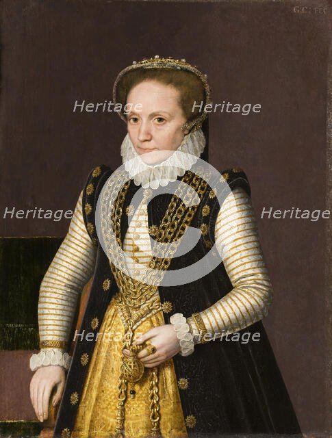 Portrait of an unknown noblewoman, 1575. Creator: Claeissens, Gillis (1526-1605).