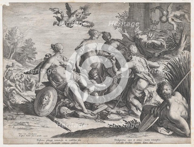 The Judgement of Paris, 1589. Creator: Raphael Sadeler.